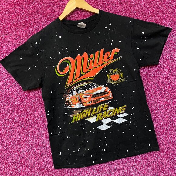 Junkfood Miller HighLife Racing Graphic Design T-Shirt Small - Picture 3 of 4